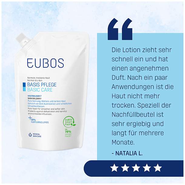 Eubos Hautbalsam F Nachfüllbeutel 400 ml Lotion