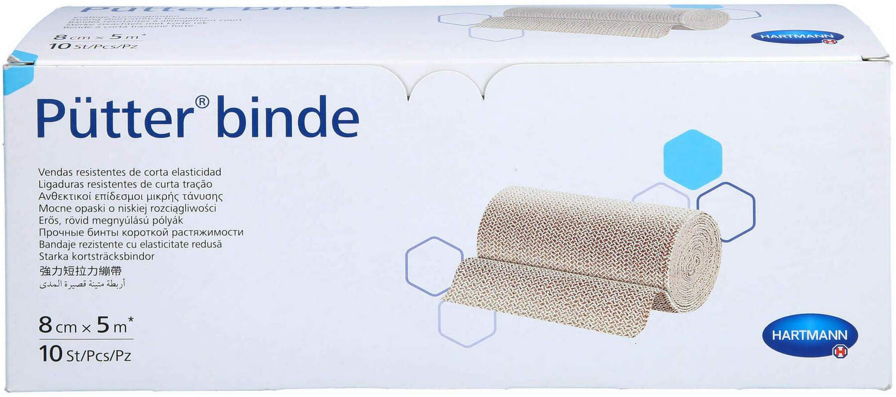 Pütter Binde 8 cm X 5 M 10  Stk