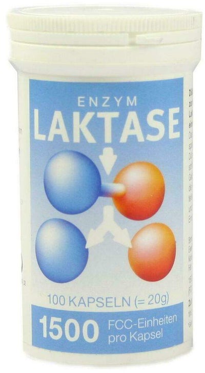 Laktase 1500 Fcc Enzym 100 Kapseln