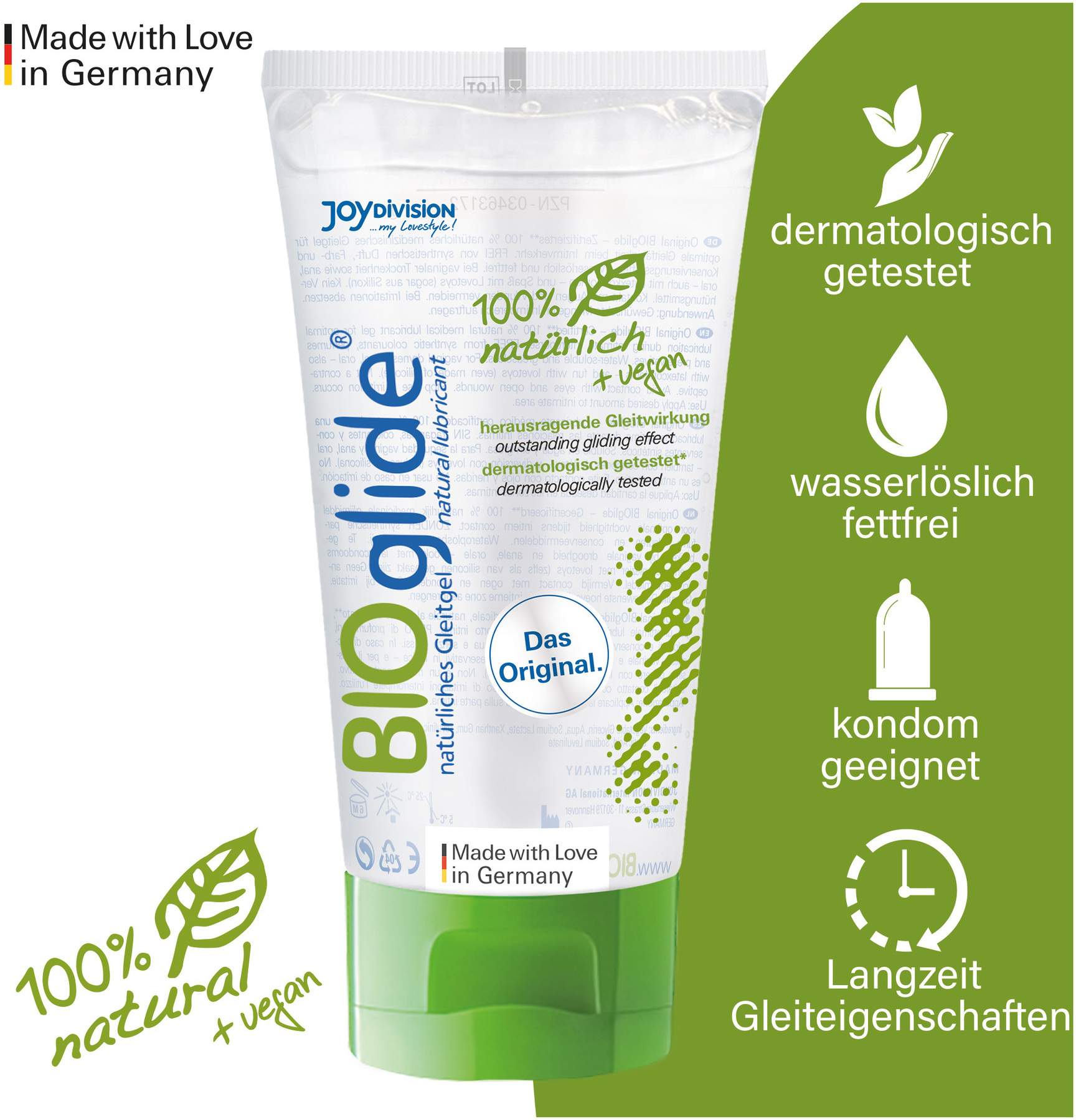 Bioglide neutral 100 % Bio 150 ml Gleitgel