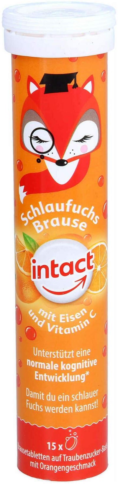 Intact Schlaufuchs Brausetabletten M.Eisen 15  Stück