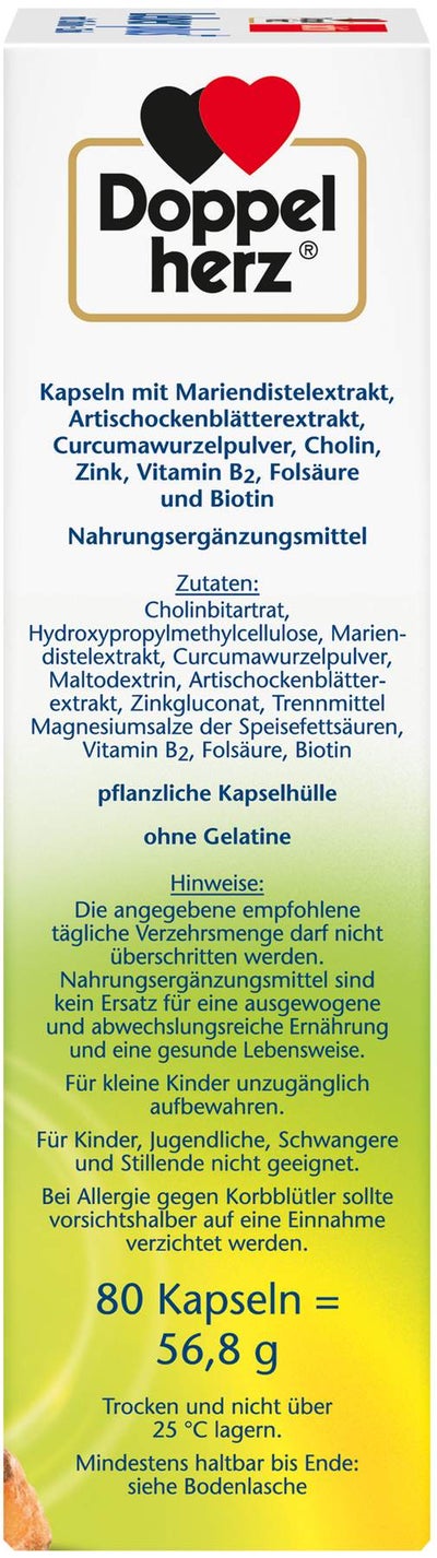 Doppelherz Aktiv Leber Plus 80 Kapseln