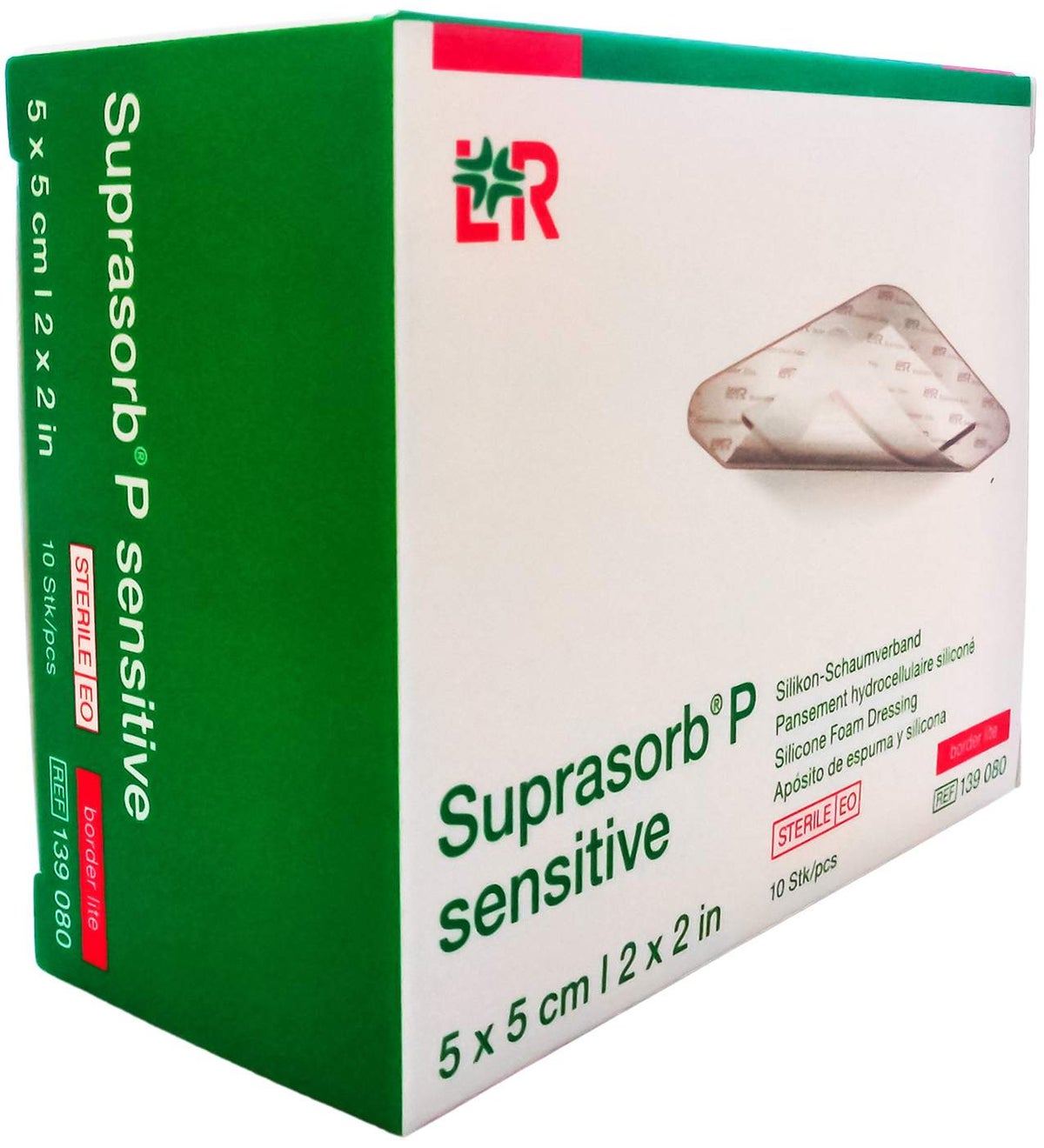 Suprasorb P Sensitive Pu-Schaumv.Bor.Lite 5 X 5 cm 10 Stk