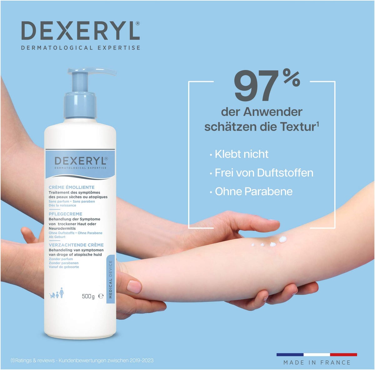 Dexeryl Pflegecreme 500 g
