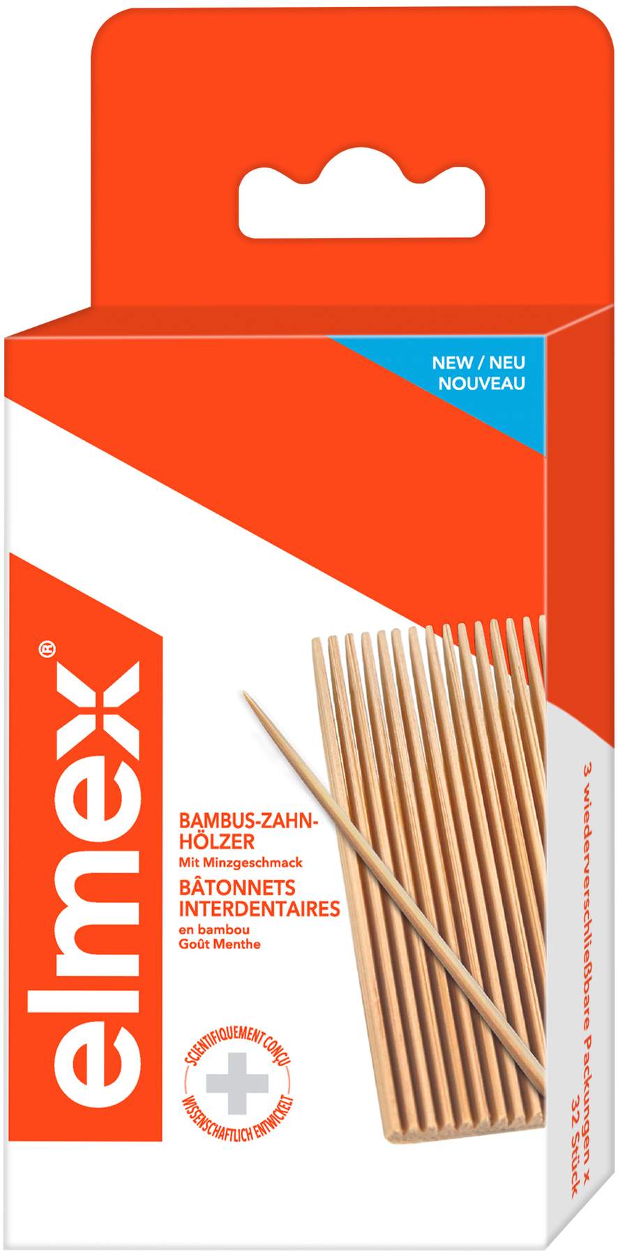Elmex Zahnhölzer 3 x 32 Stück
