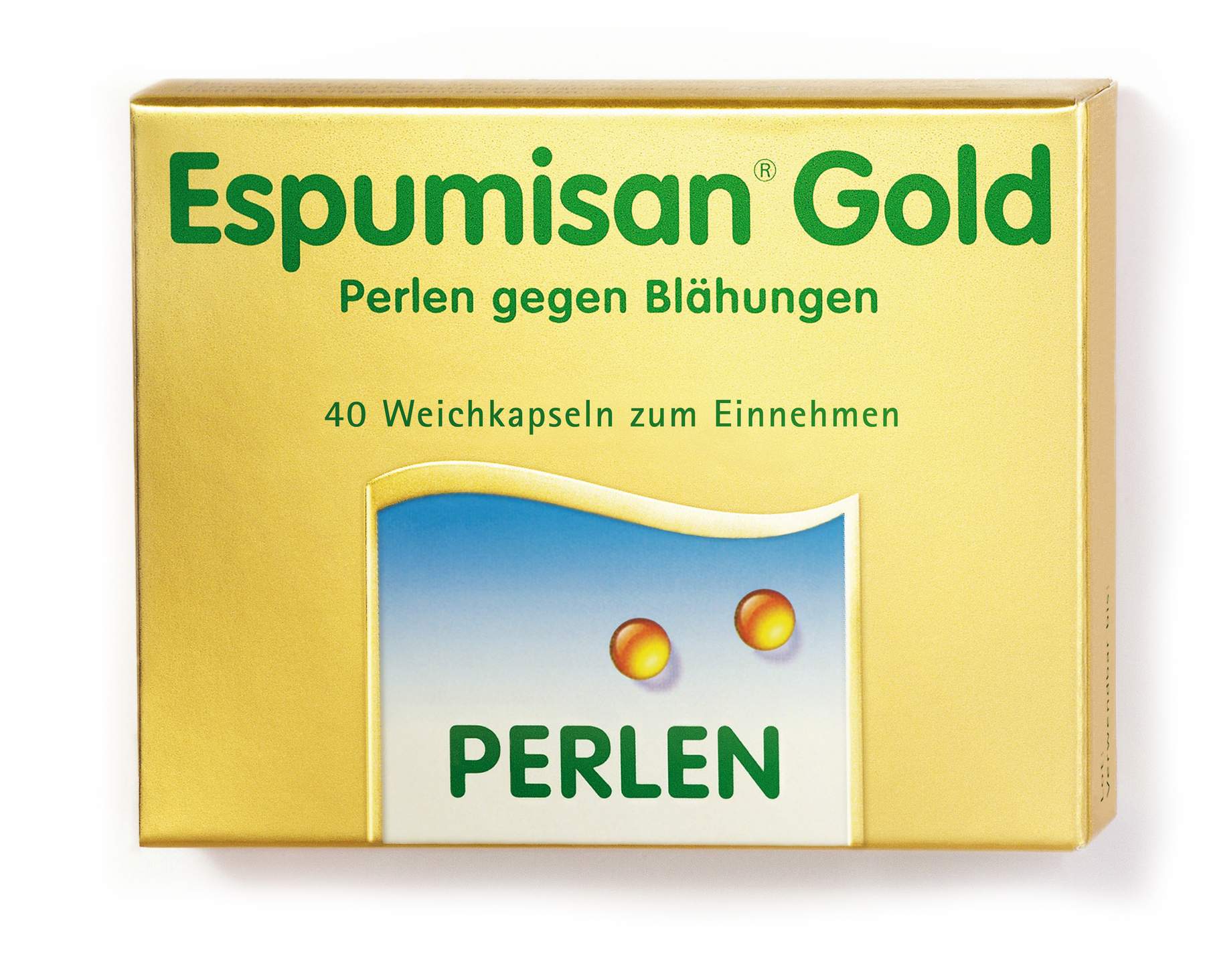 Espumisan Gold Perlen gegen Blähungen 40 Stück