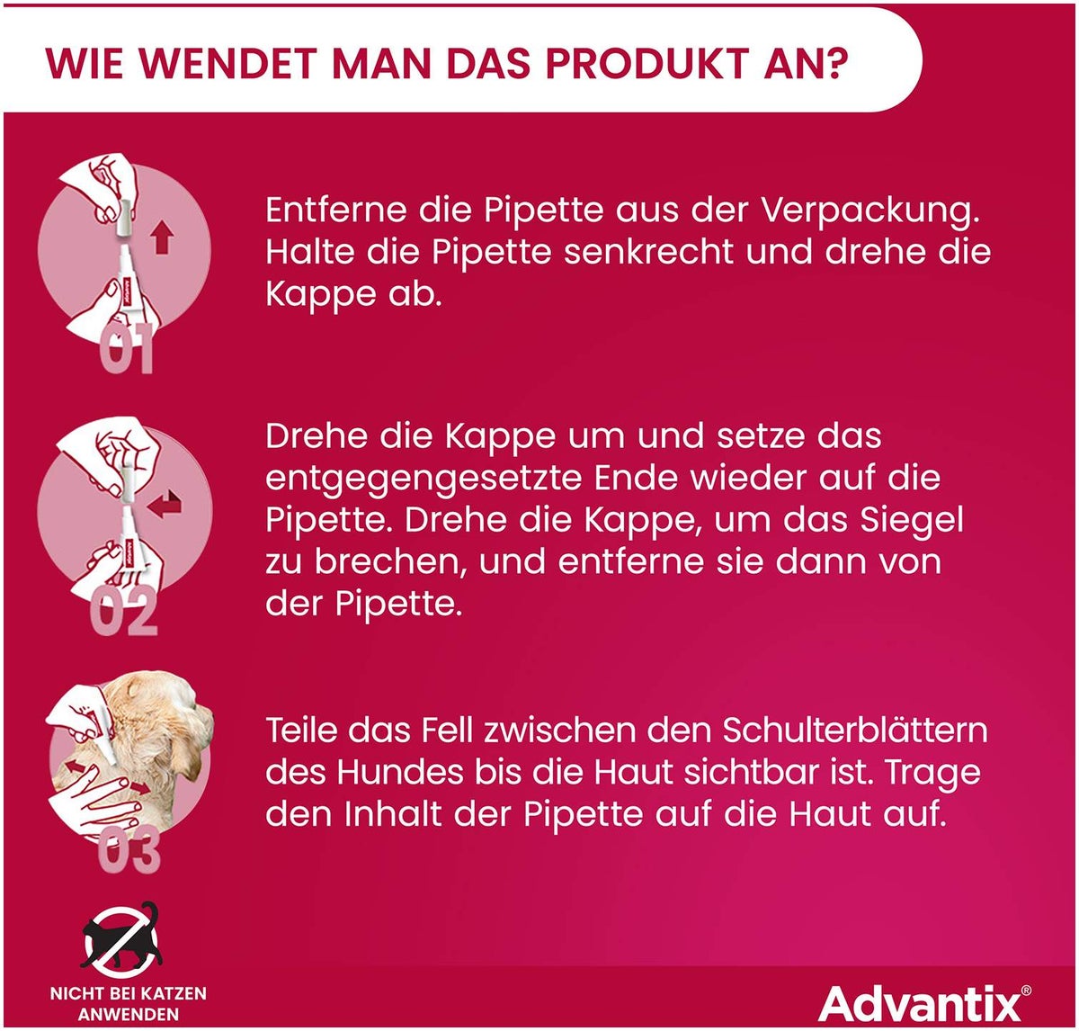 Advantix Spot-On Hund bis 4 kg 4 x 0,4 ml Lösung