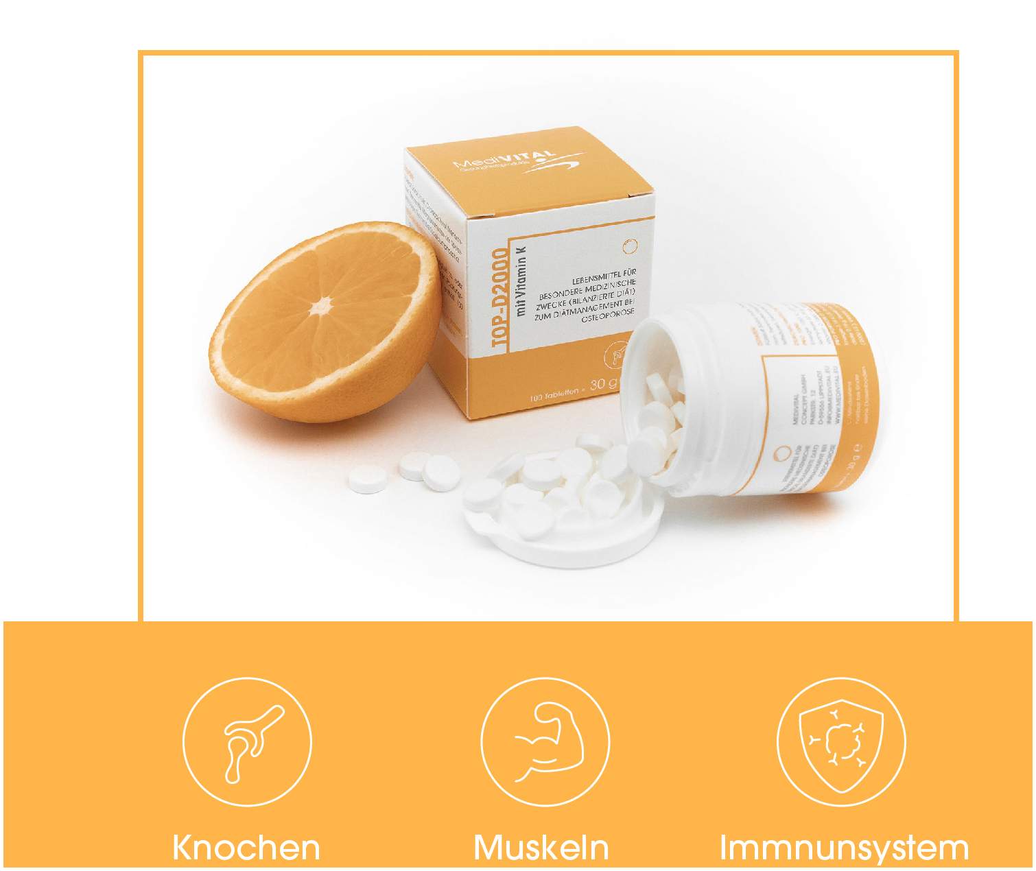 Medivital Top D 2000 120 Tabletten