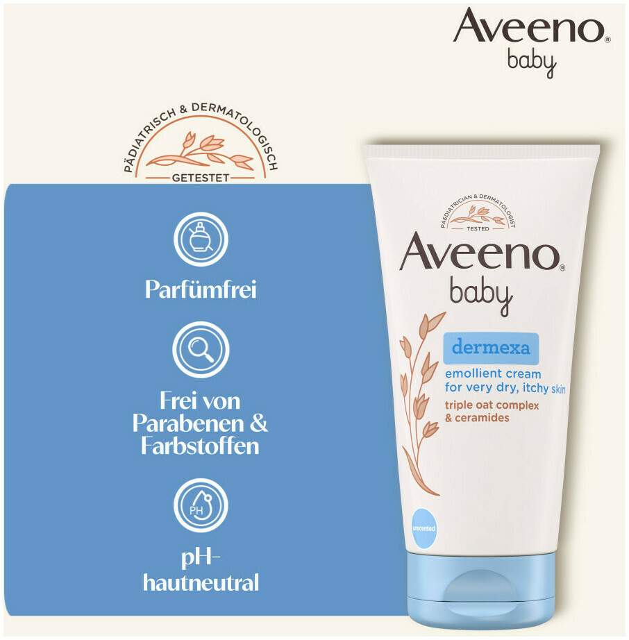 Aveeno baby Dermexa Emollientien Creme 150 ml