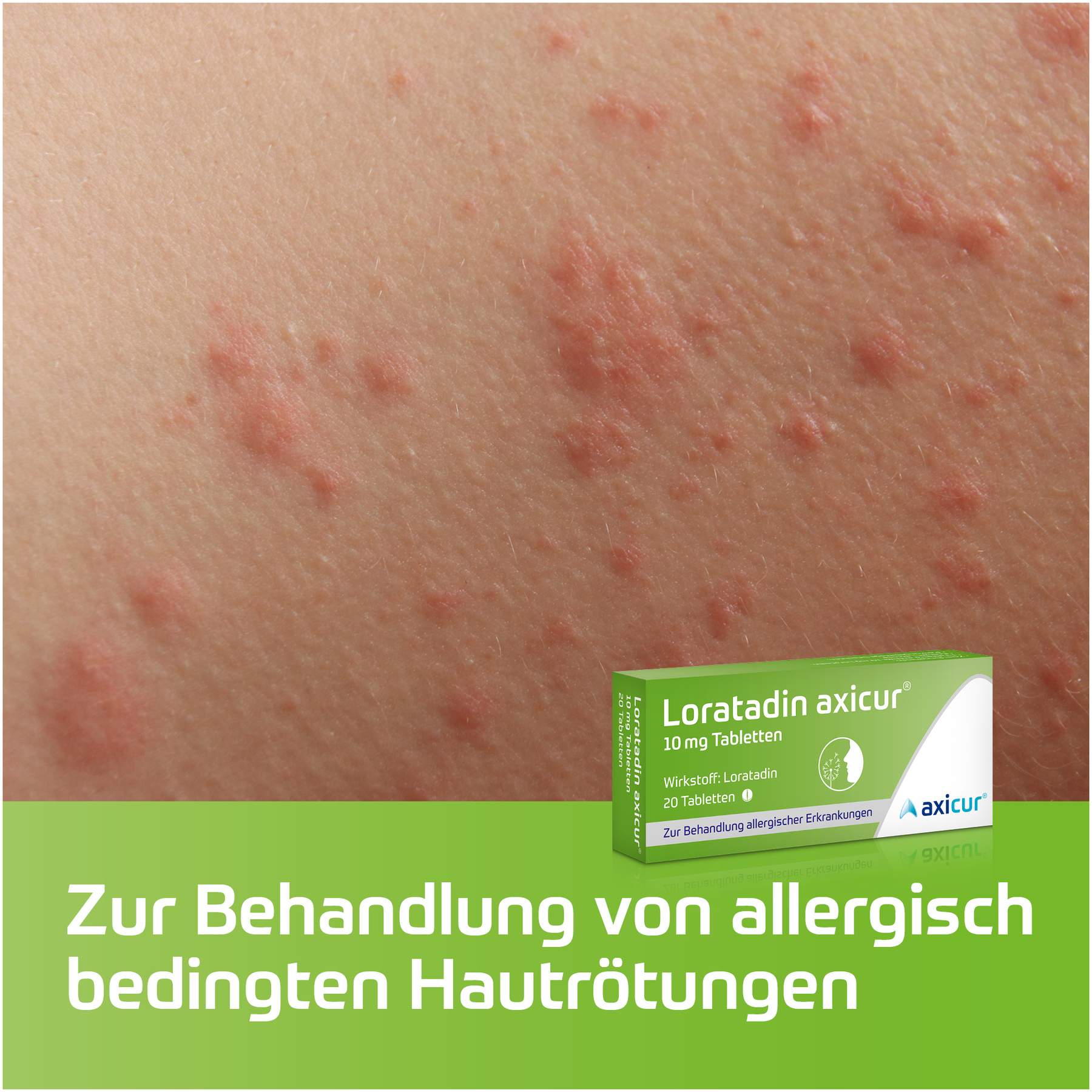Loratadin Axicur 10 mg 20 Tabletten