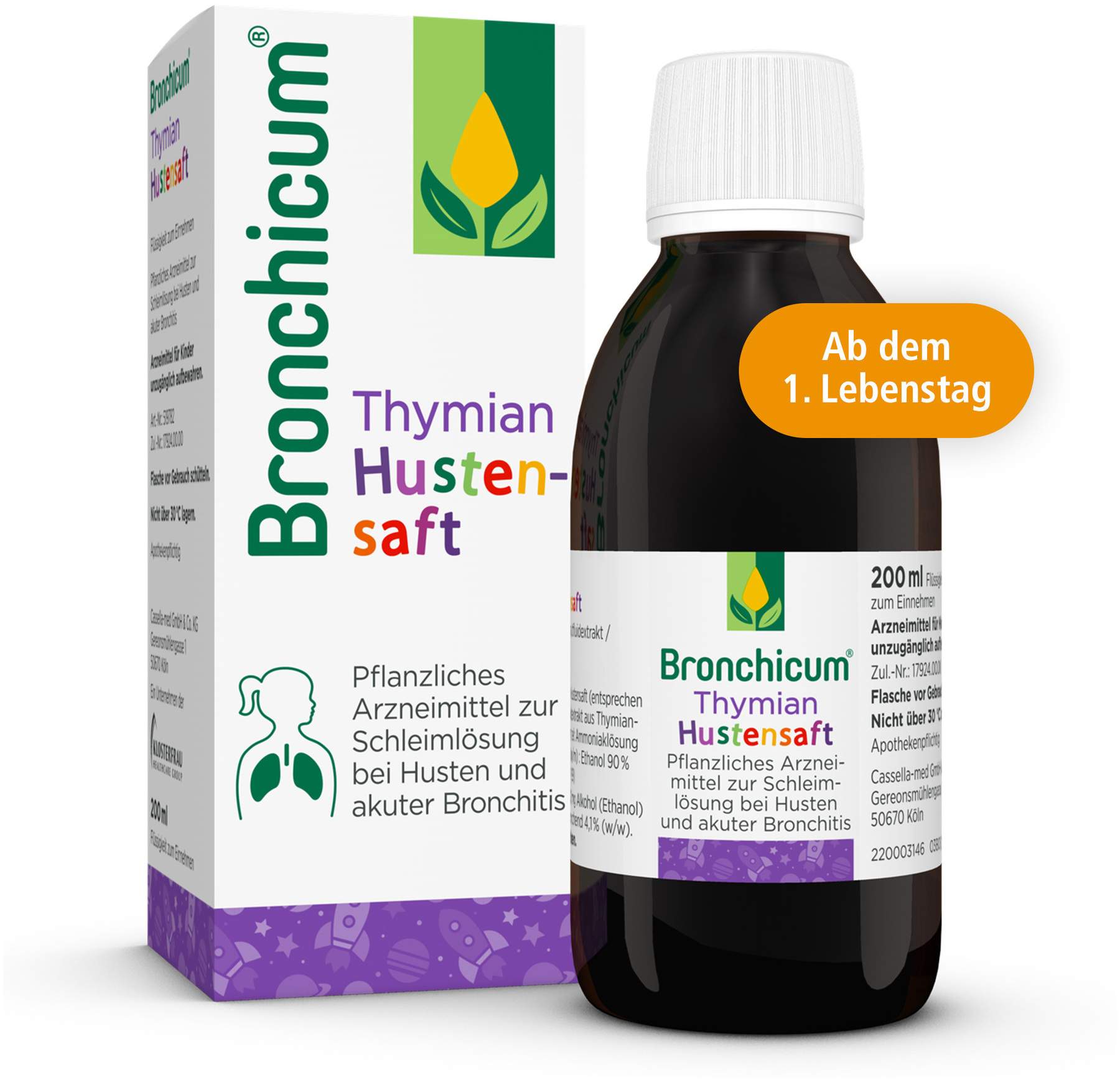 Bronchicum Thymian Hustensaft 200 ml