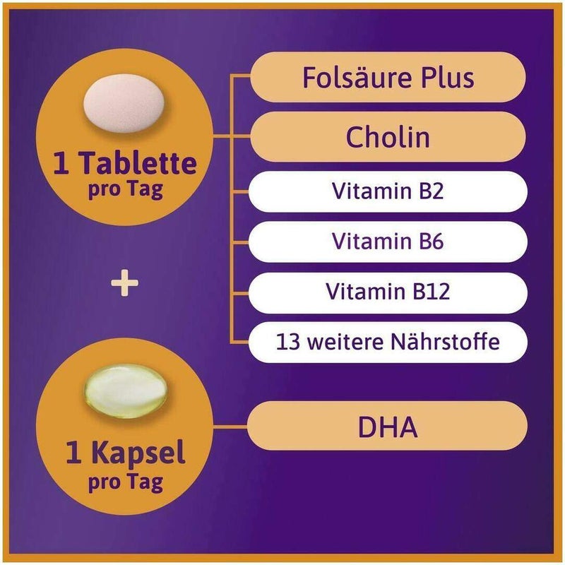 Femibion 2 Schwangerschaft 112 Tabletten und 112 Kapseln Kombipackung