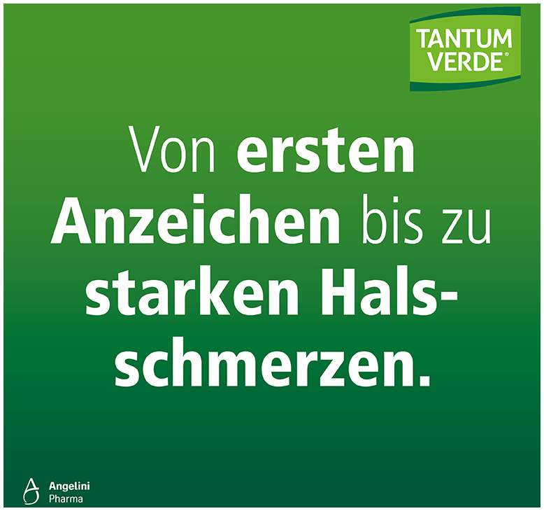 Tantum Verde 3 mg 20 Lutschtabletten mit Orange-Honiggeschmack