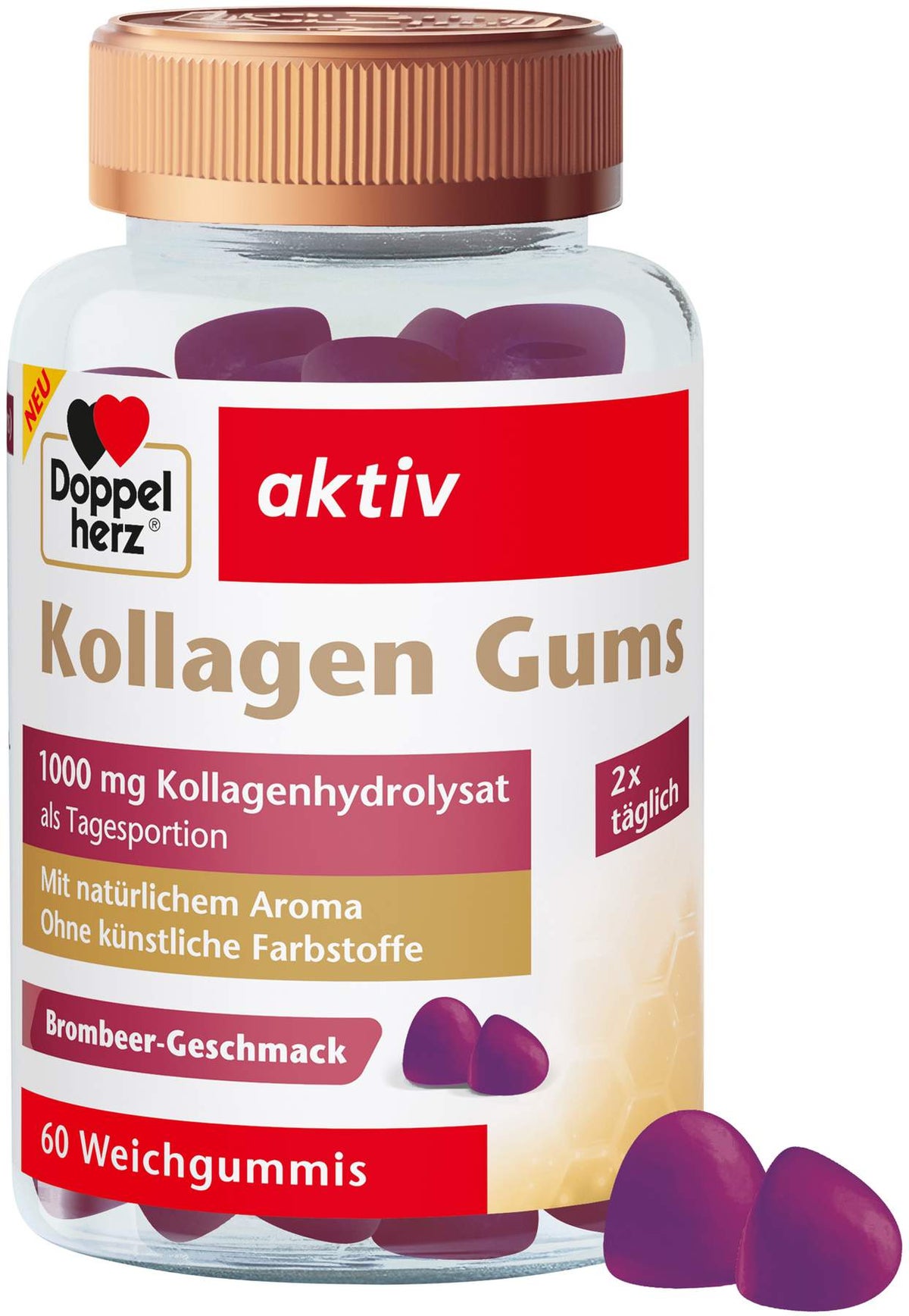 Doppelherz aktiv Kollagen Gums 60 Stück