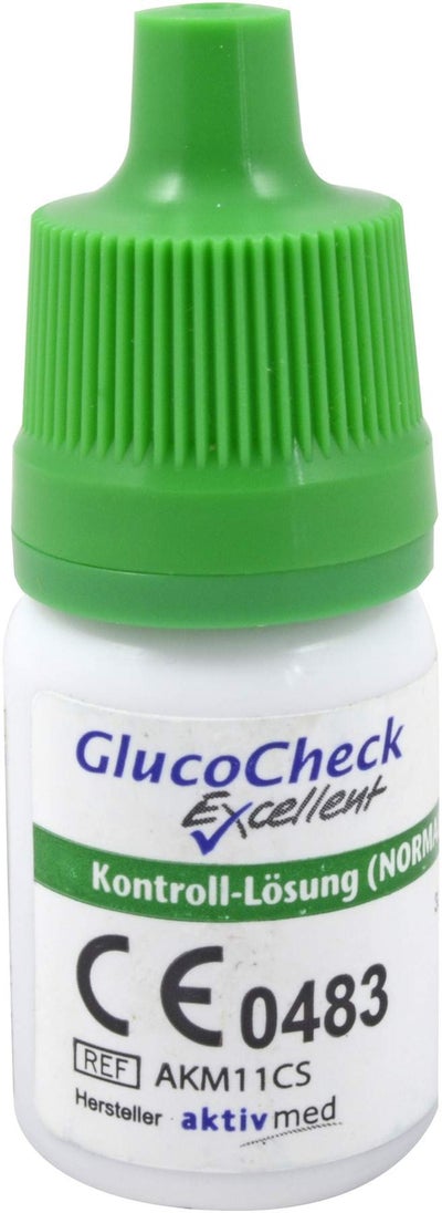 Gluco Check Excellent Kontroll Lösung Normal