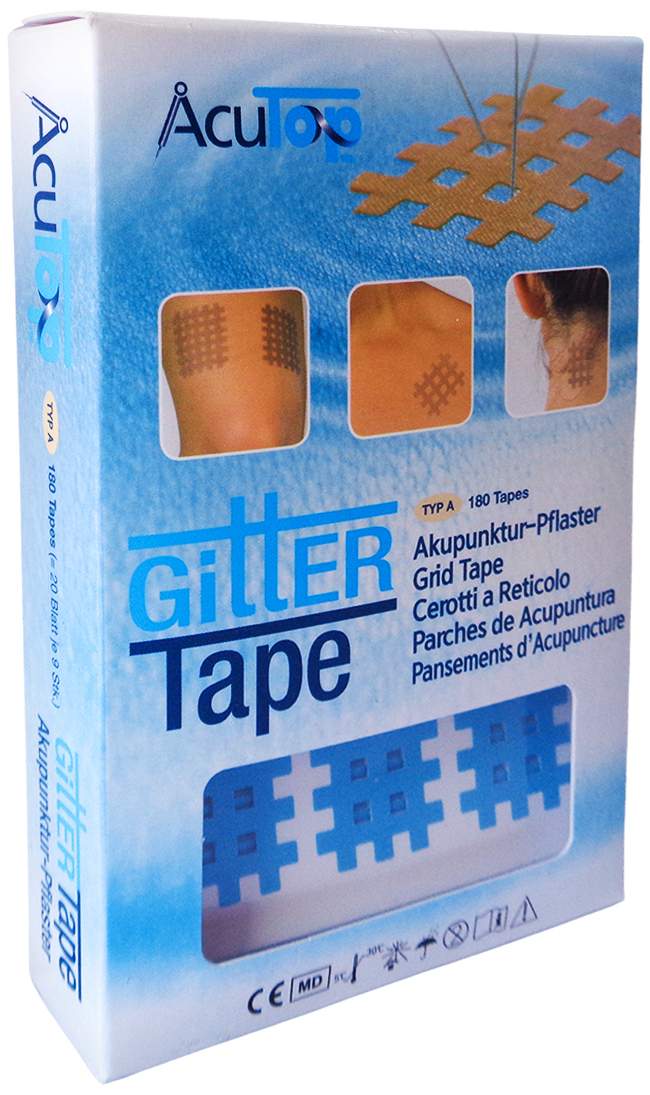 Gitter Tape Acutop Akupunkturpflaster 2x3 cm Blau