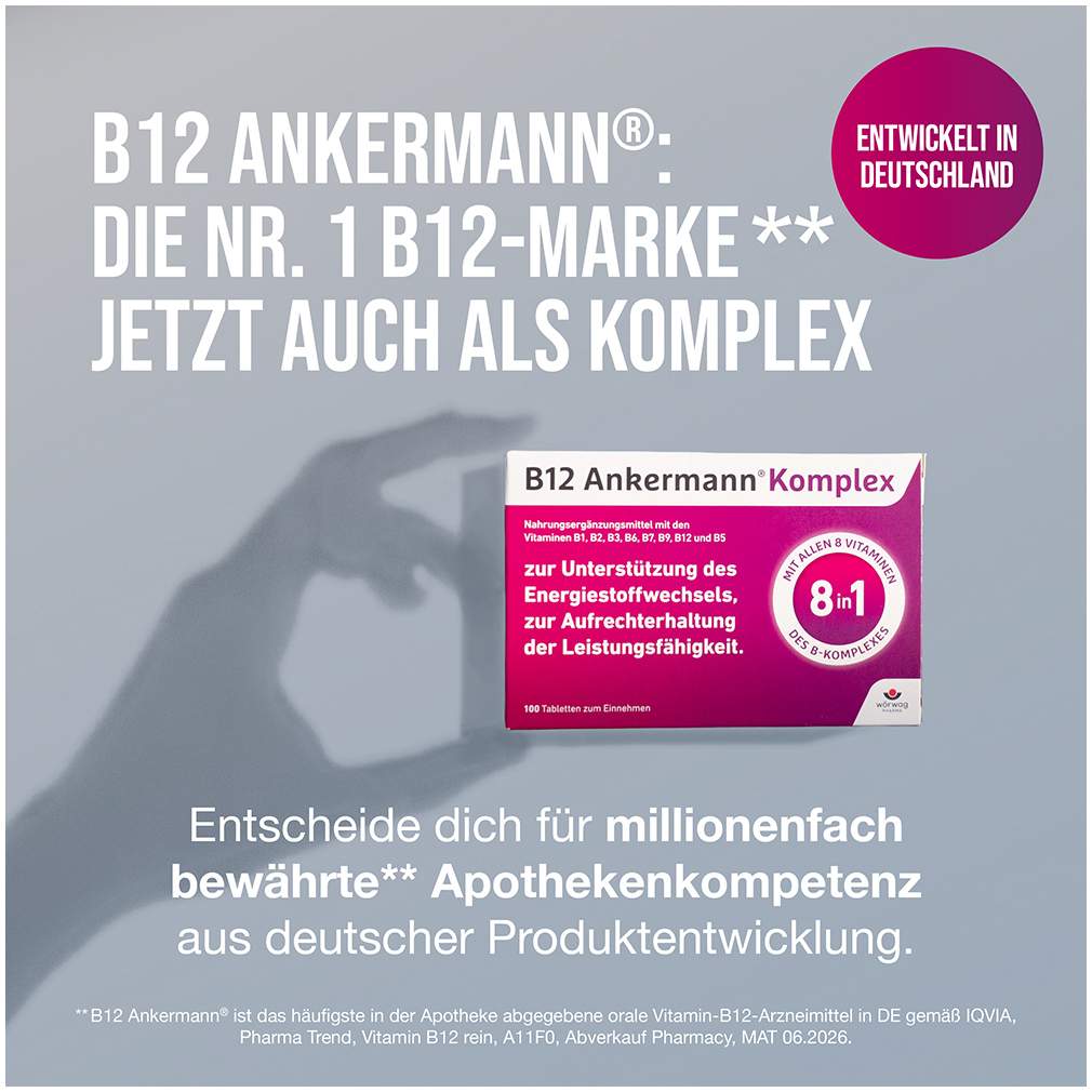 B12 Ankermann Komplex 500 µg 60 überzogene Tabletten