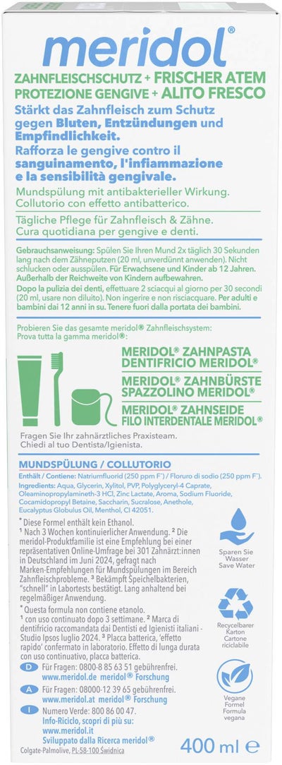 Meridol Zahnfleischschutz & Frischer Atem Mundspülung 400 ml