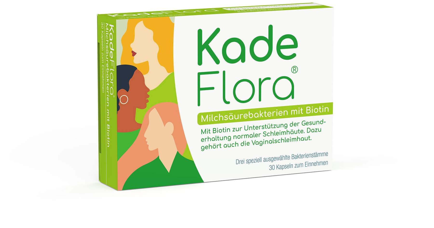 Kadeflora Milchsäurebakterien mit Biotin 30 Kapseln