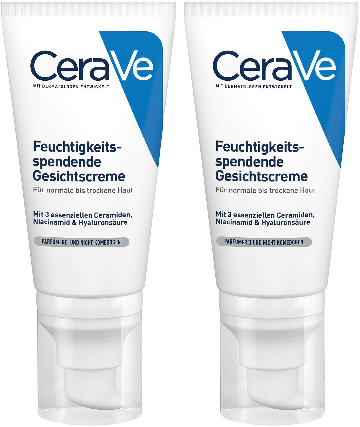 CeraVe Feuchtigkeitsspendende Gesichtscreme 2 x 52 ml