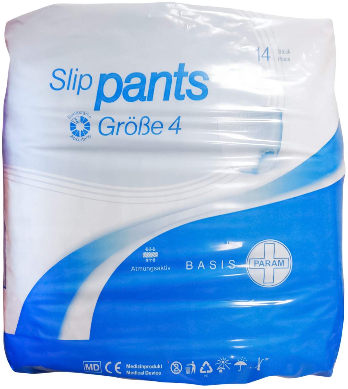 Param Slip Pants Basis Gr.4 14 Stück