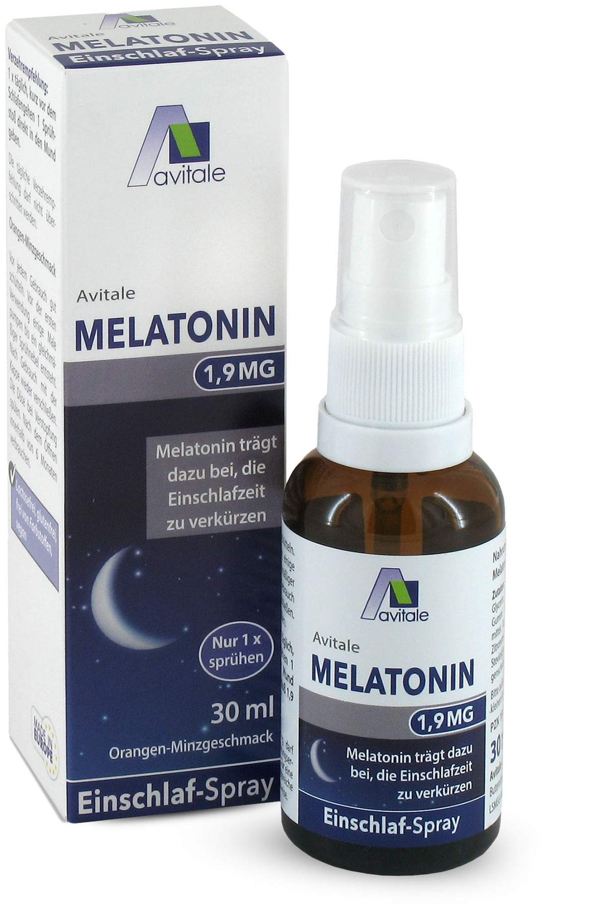 Melatonin 1,9 mg Einschlaf-Spray 30 ml