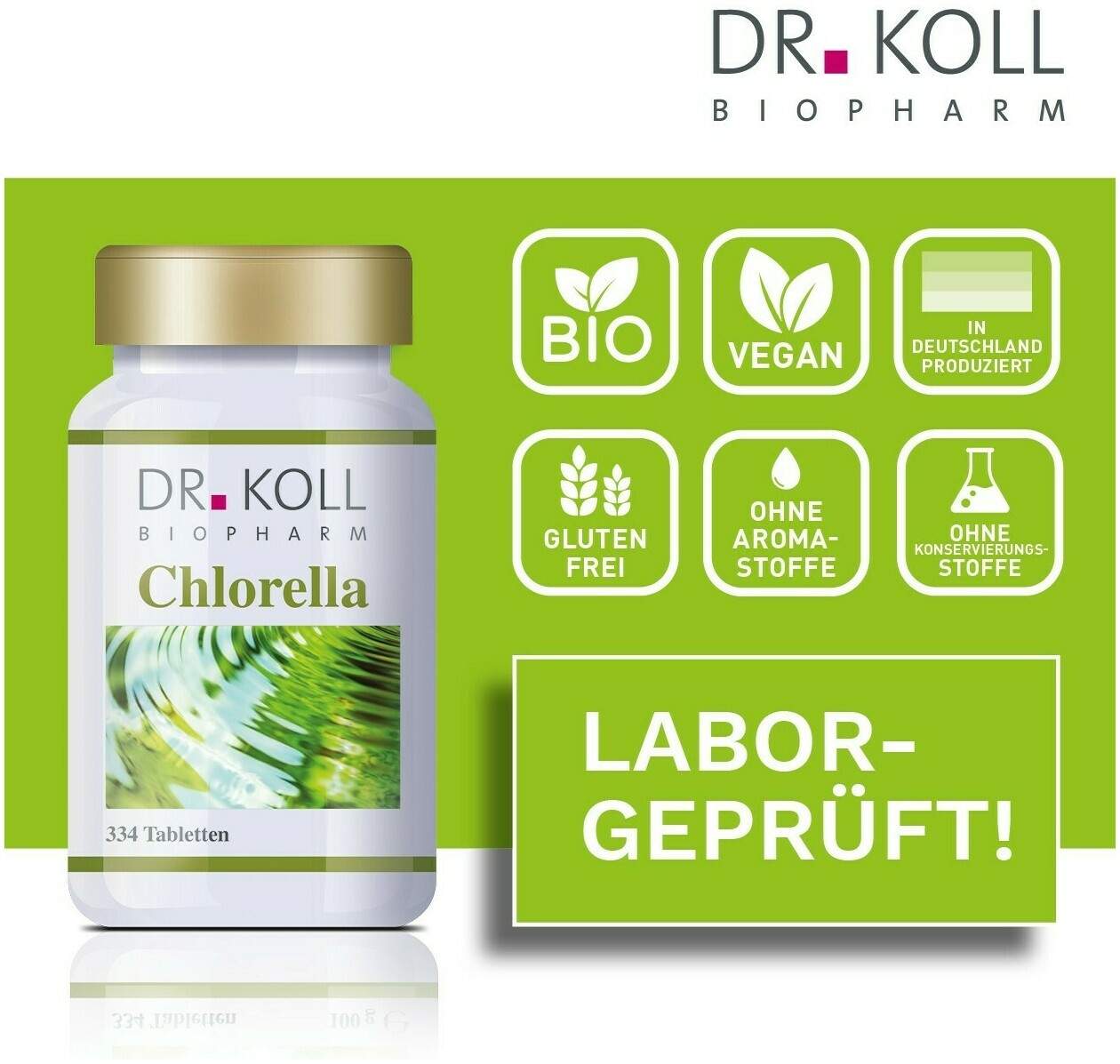 Chlorella Dr.Koll 334 Tabletten