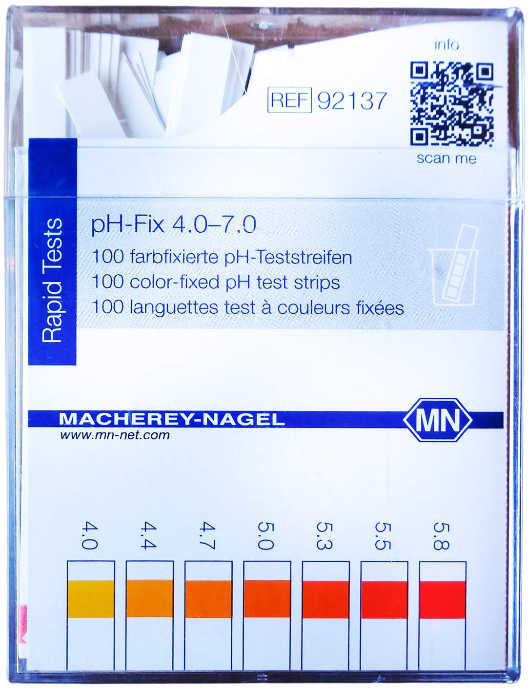 Ph-Fix Indikatorstäbchen Ph 4,0-7,0 100 Stück