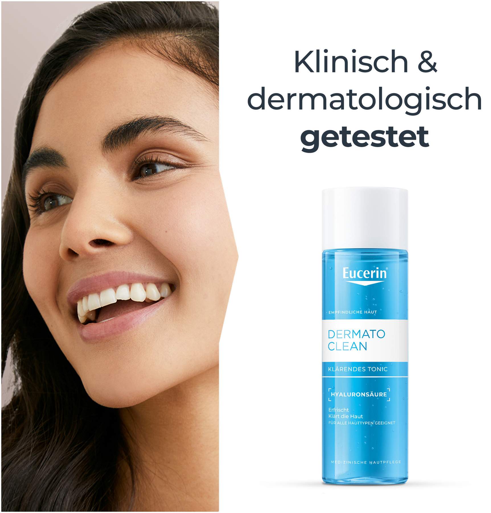 Eucerin Dermatoclean Hyaluron klärendes Gesichtswasser 200 ml