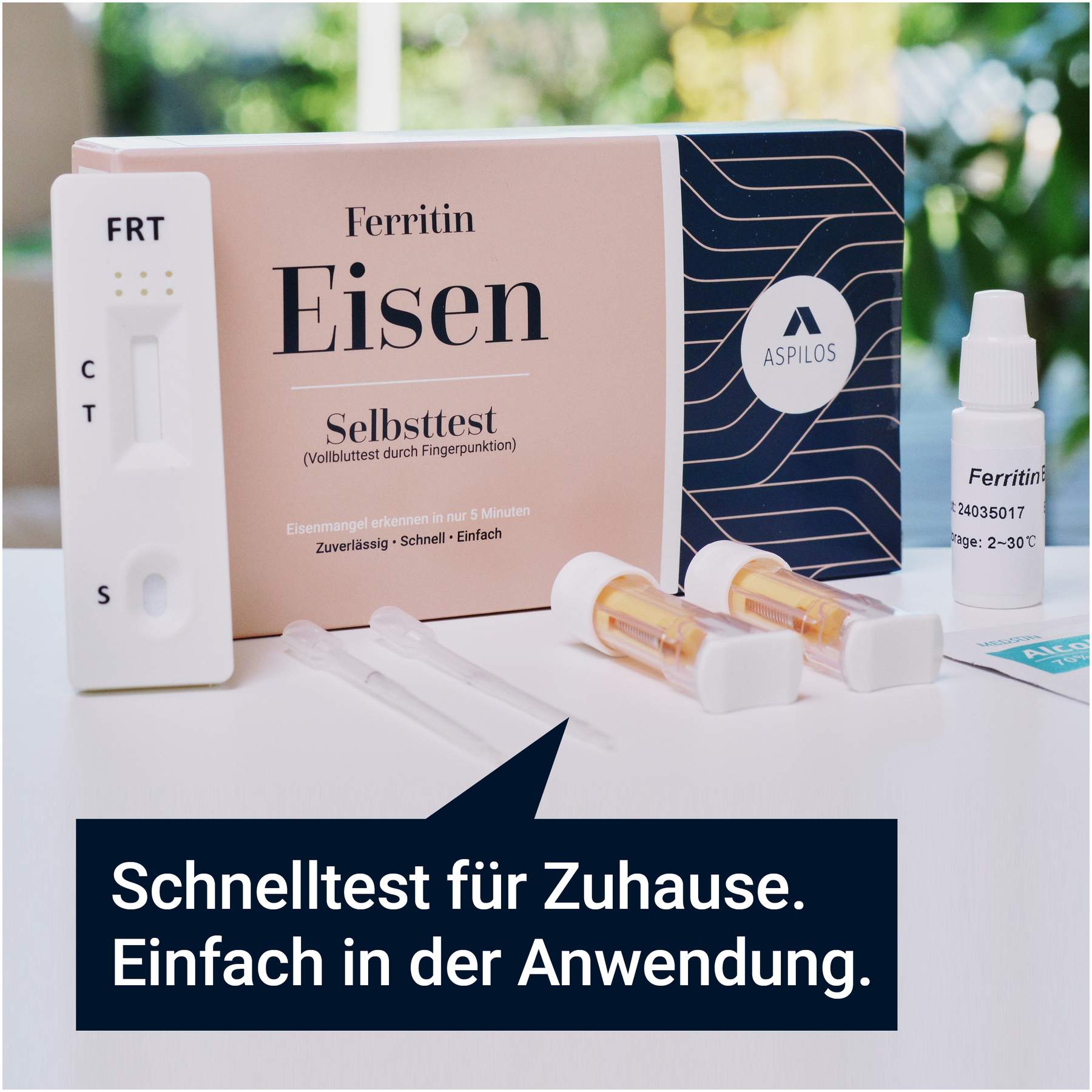 Aspilos Selbsttest Eisen Ferritin 1 Test