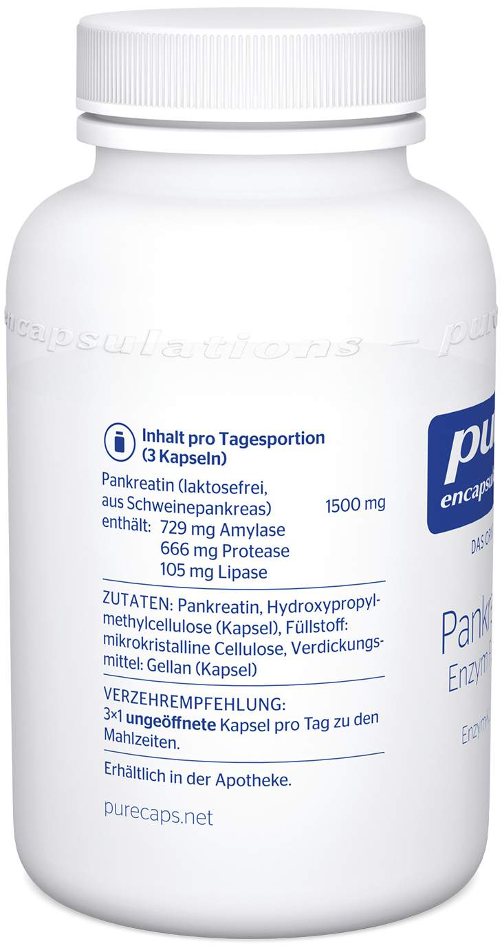 Pure Encapsulations Pankreatin Enzym Formel 180 Kapseln