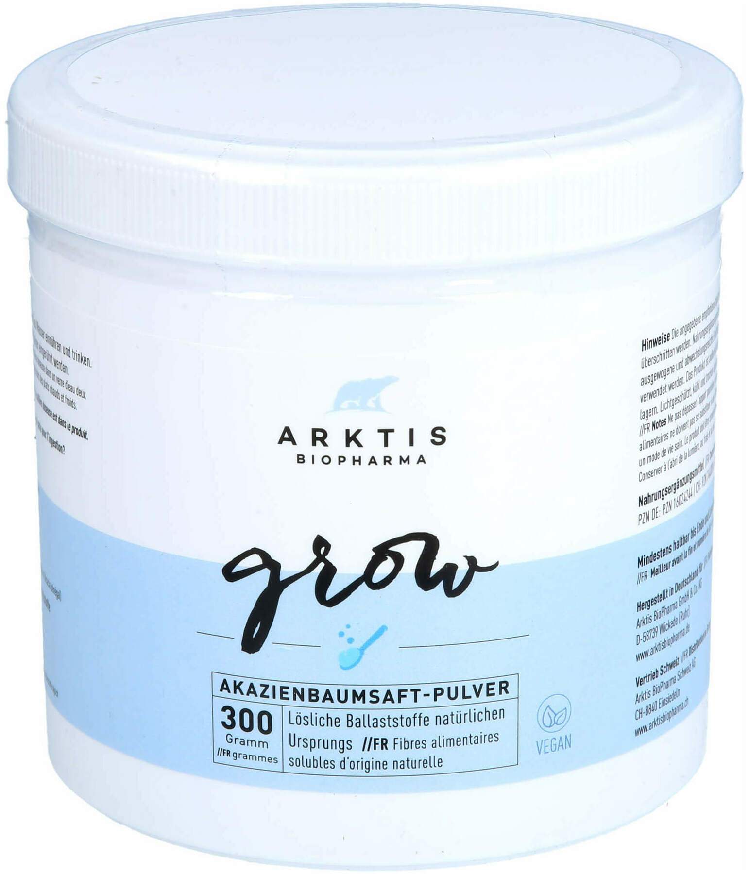 Arktis Grow Akazienfaser-Pulver 300 G