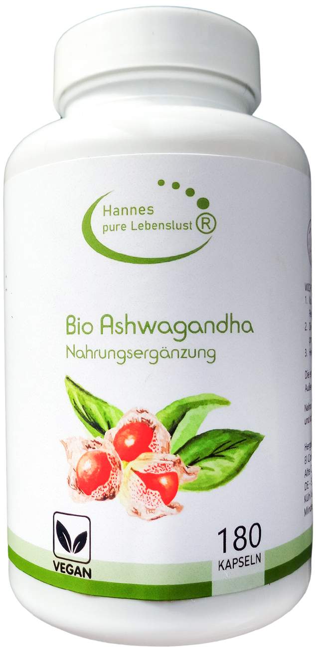 Bio Ashwagandha 180 Kapseln
