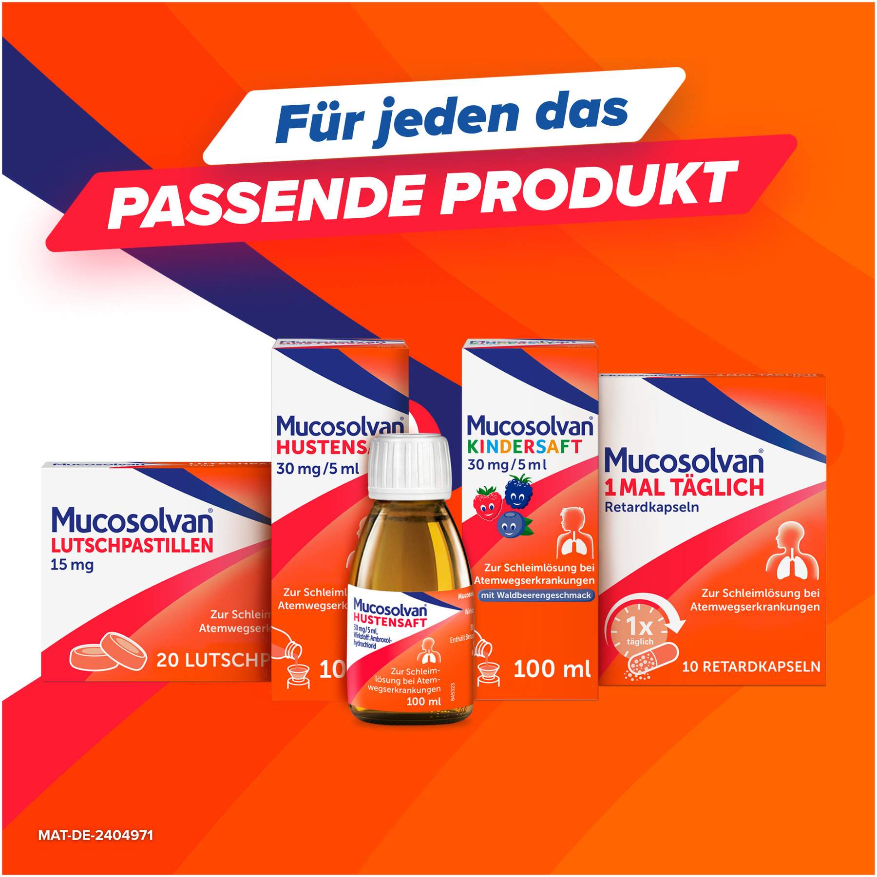 Mucosolvan Saft 30 mg pro 5 ml 250 ml + Rhinospray Plus bei Schnupfen mit Feindosierer 10 ml