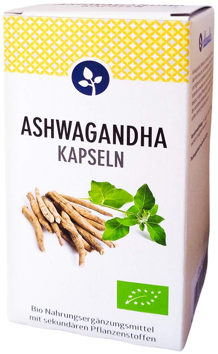 Ashwagandha 300 mg Bio Kapseln Vegan 120 Stück