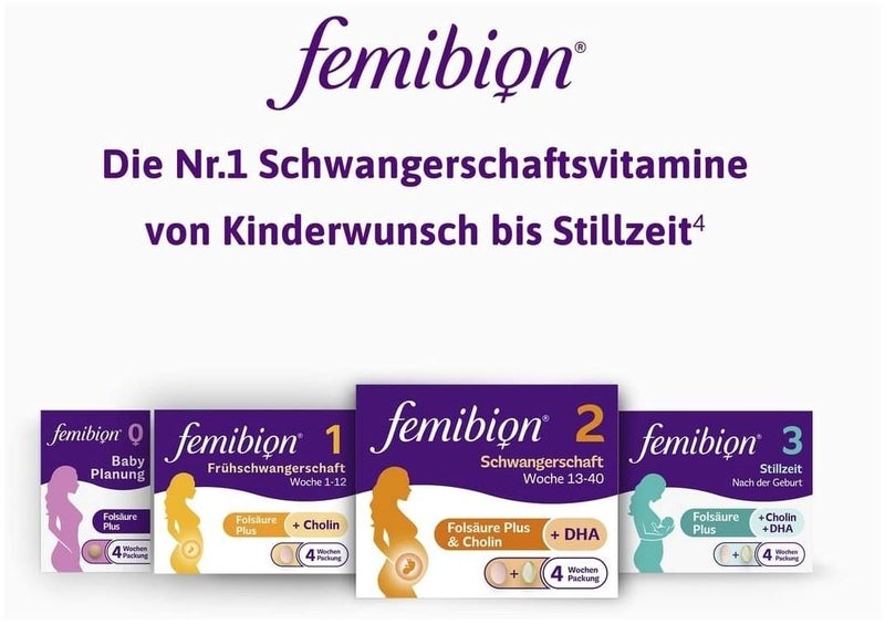 Femibion 2 Schwangerschaft 112 Tabletten und 112 Kapseln Kombipackung
