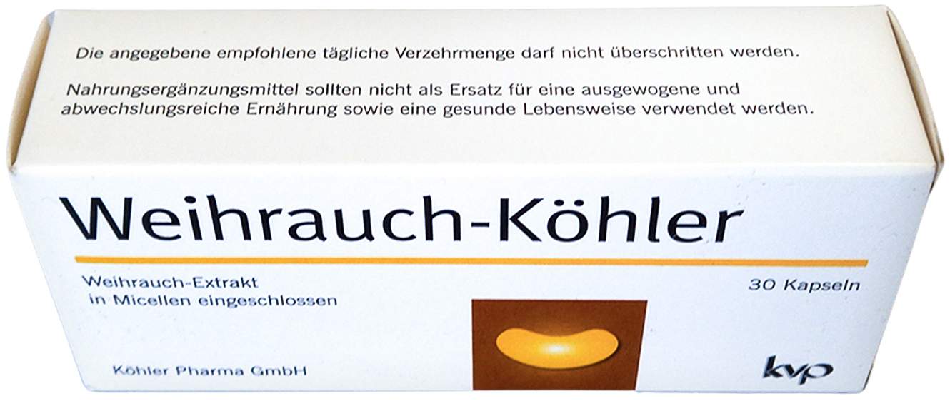 Weihrauch Köhler Kapseln 30 Stück