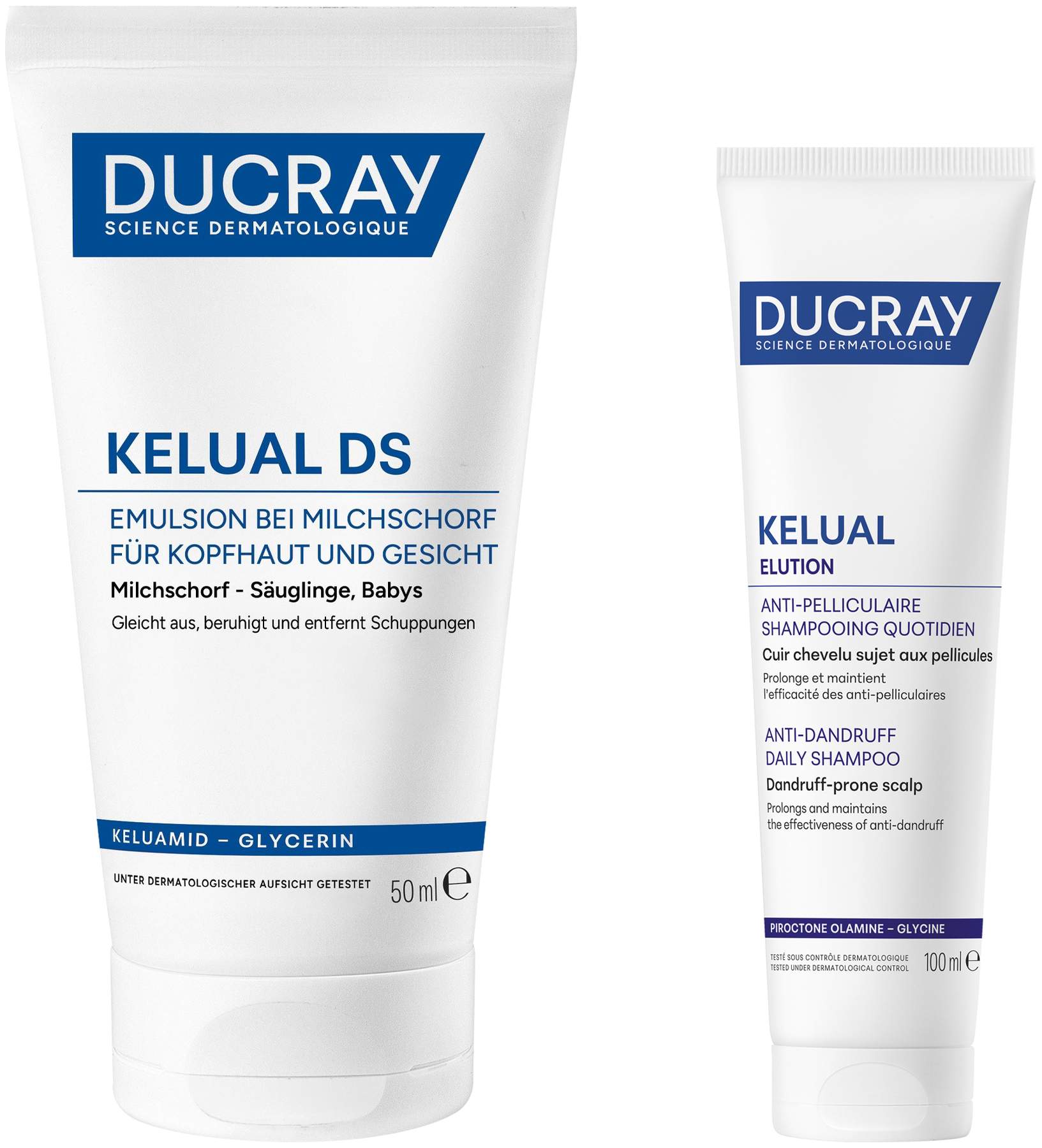 Ducray Kelual DS Emulsion 50 ml + gratis Ducray Elution ausgl. Shampoo 100 ml