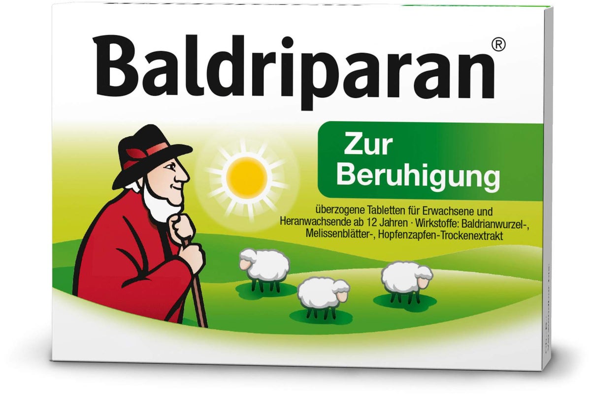 Baldriparan zur Beruhigung 30 überzogene Tabletten