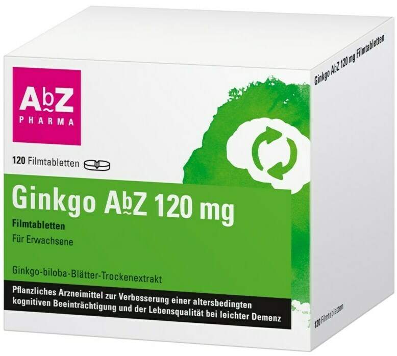 Ginkgo Abz 120 mg 120 Filmtabletten
