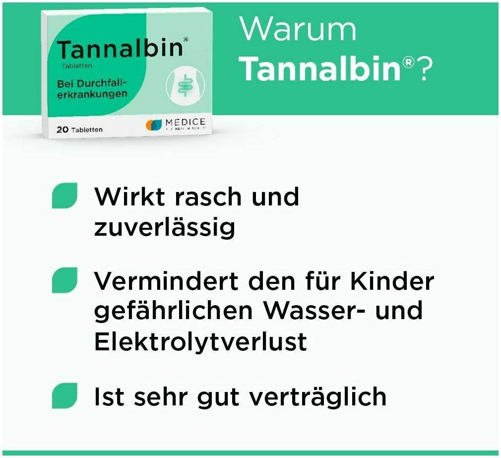 Tannalbin 20 Tabletten
