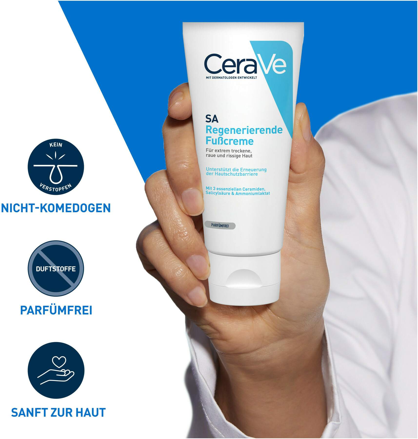 CeraVe SA regenerierende Fußcreme 88 ml
