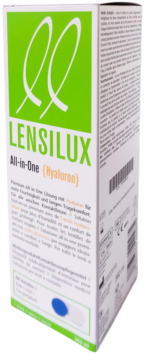 Lensilux All-In-One Lsg.Hyaluron+beh.F.W.Kont.L.