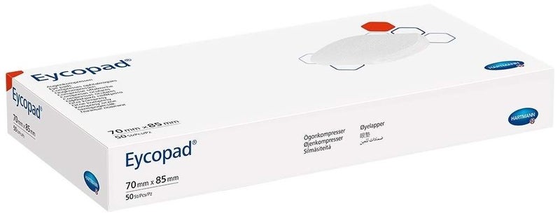 Eycopad Augenkompressen 70 X 85 mm Unsteril 50 Kompressen