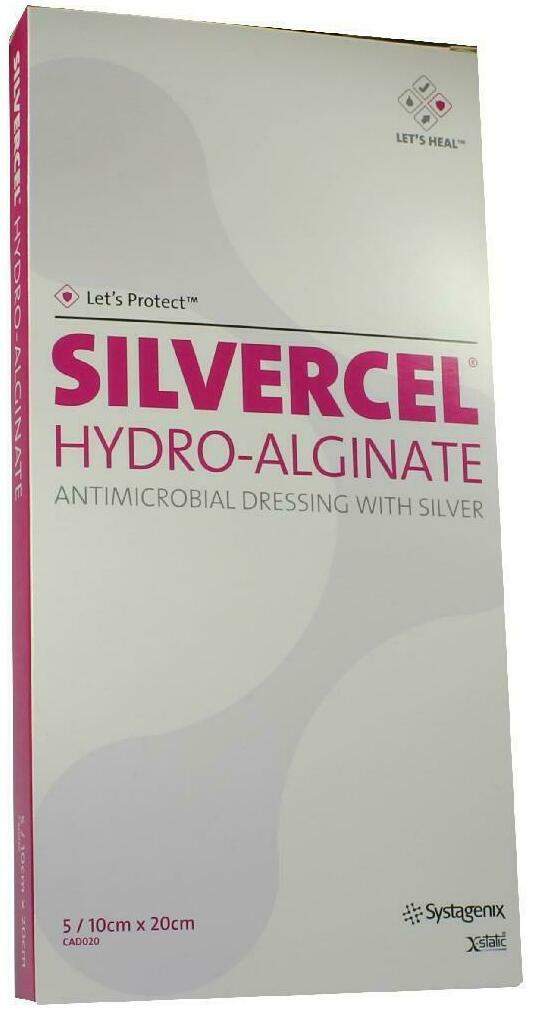 Silvercel Hydroalginat Verband 10x20cm
