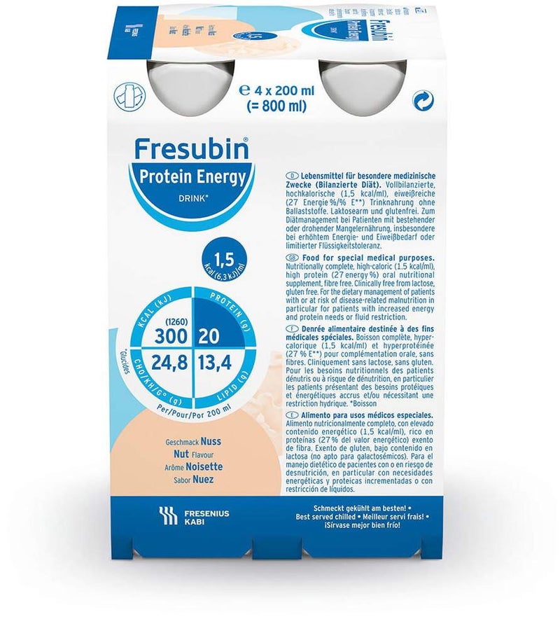 Fresubin Protein Energy Drink Nuss Trinkflasche  6 X 4 X 200 ml