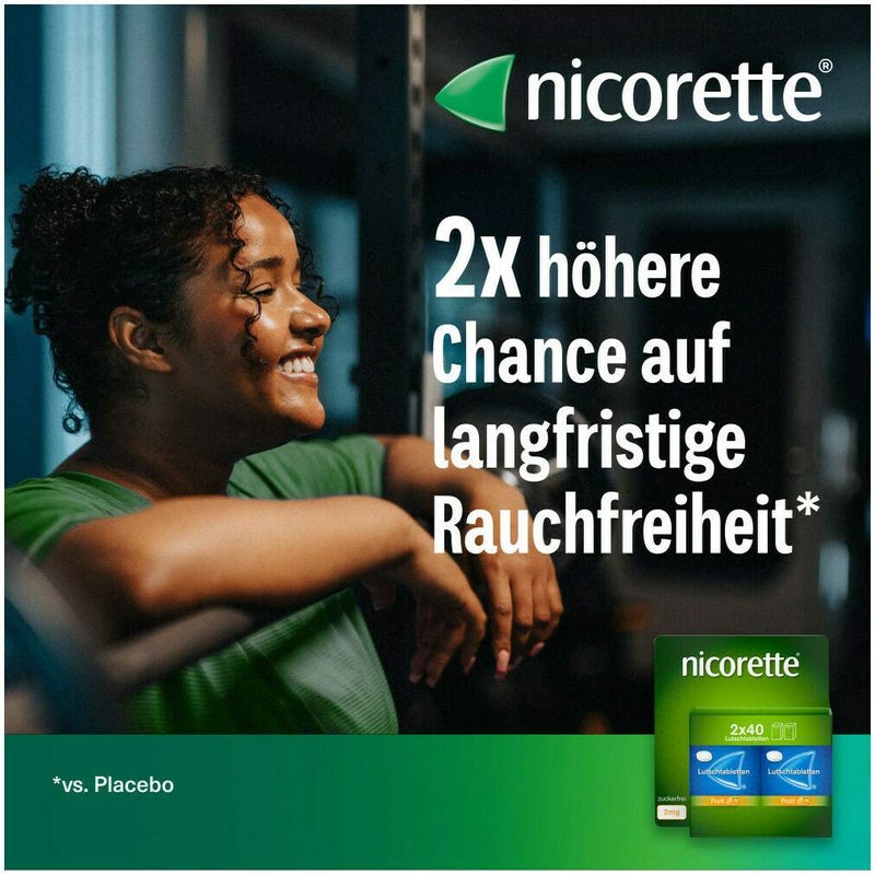 Nicorette Fruit 2 mg 80 Lutschtabletten