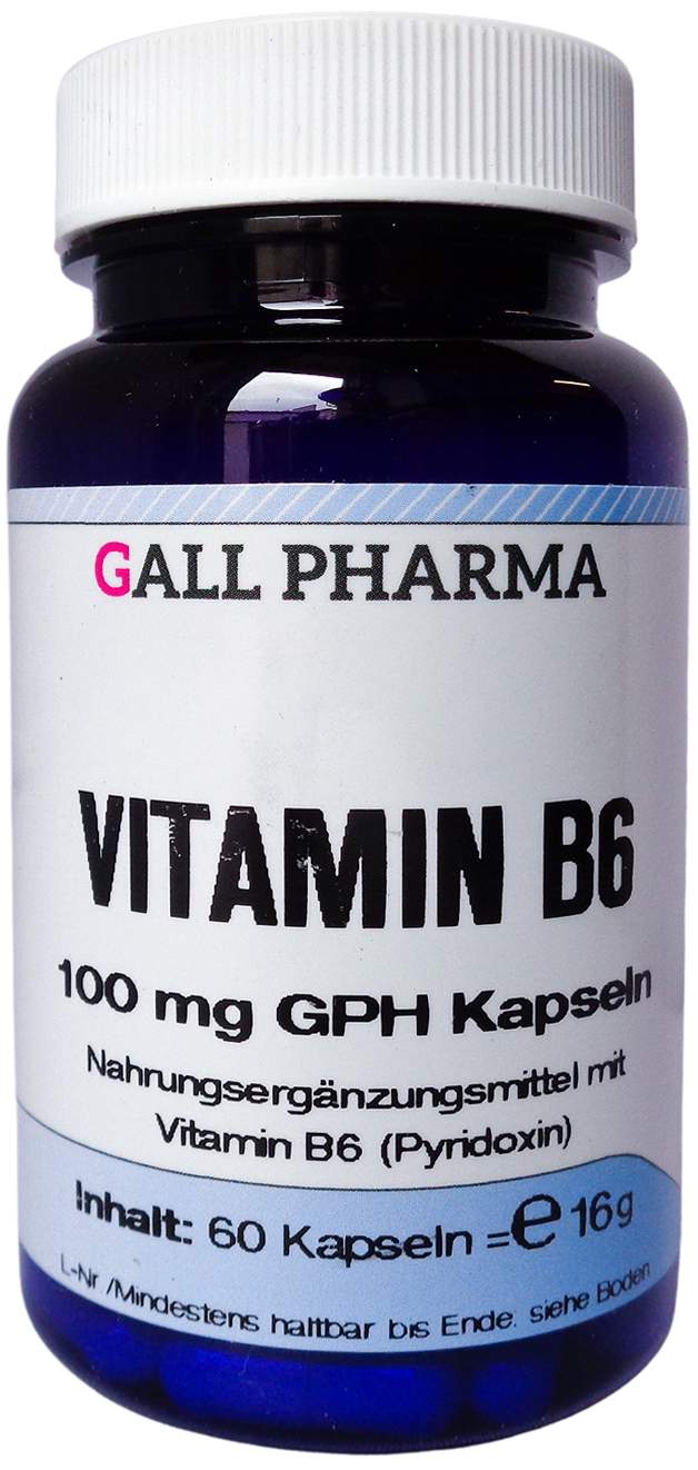 Vitamin B6 100 mg Gph Kapseln 60 Stück