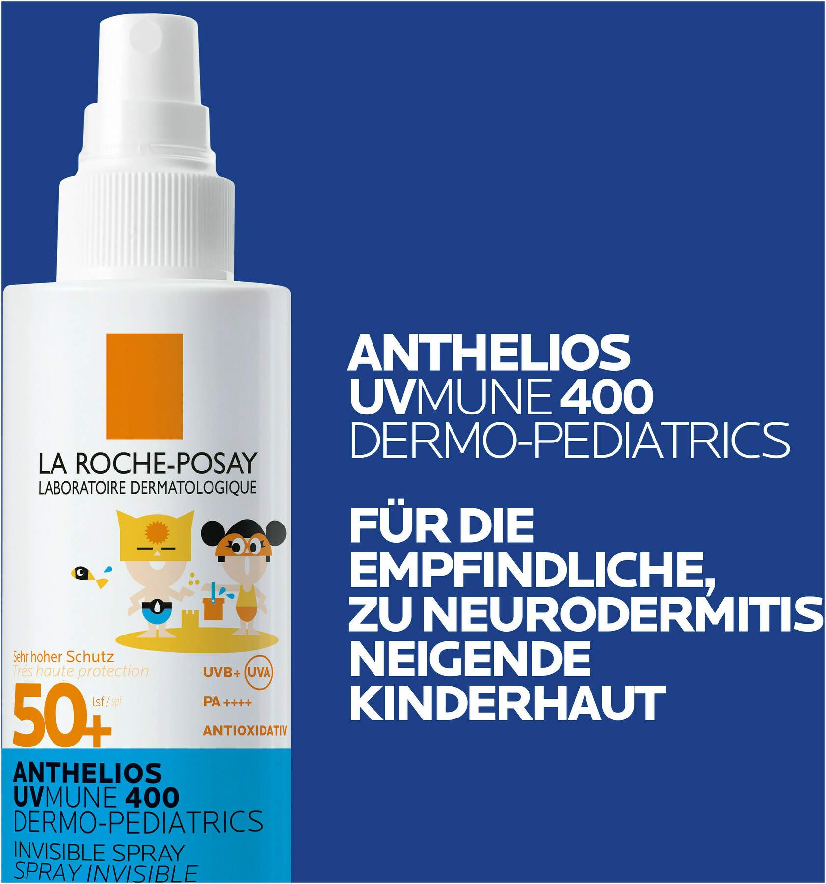 La Roche Posay Anthelios Dermo-Kids Invisible UVMune 400 LSF50 200 ml Spray