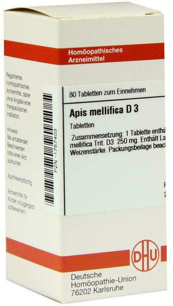 Dhu Apis Mellifica D3 80 Tabletten